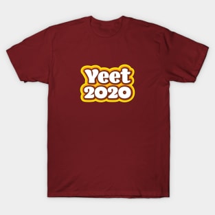 Yeet 2020 - Retro Yellow T-Shirt